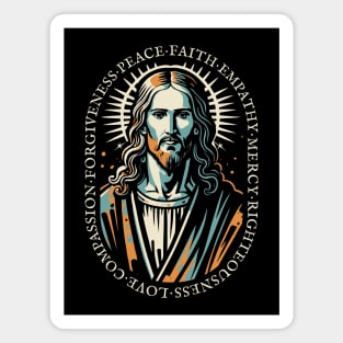 Jesus Christ Love Faith Christian Gift Idea Magnet